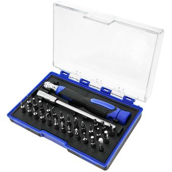 Conjunto de 27 Chaves de Fendas de Precisão BeMatik InteRCAmbiáveis com Rotação CrV - 1