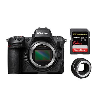 Nikon Z8 Corpo + Nikon FTZ II + SanDisk 64 Go Extreme PRO carte SDXC UHS-II - 1