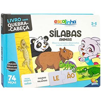 Escolinha Quebra-Cabeça: Sílabas - 1