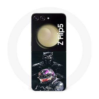 Capa Maniacase para Samsung Galaxy Z Flip5 Lewis Hamilton Pantera Negra - 1