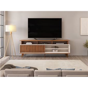 Móvel TV Ideia Home Design Movie | Creme, Cerejeira - 1