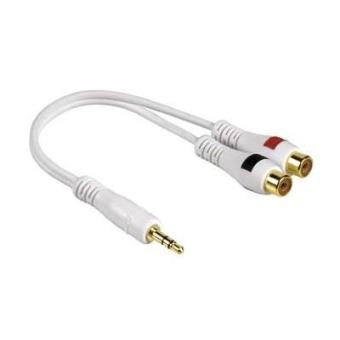 Hama Cable Adapter 3.5 mm Jack Plug - 2 RCA Sockets - 1