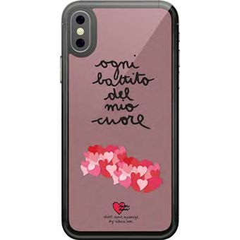 Capa Silvia Tosi Liquid Case iPhone X/XS Mio cuore - 1