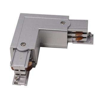 Cotovelo BeMatik Sindicato Rail Montagem Teto Light Rail Via 3-Cinza - 1