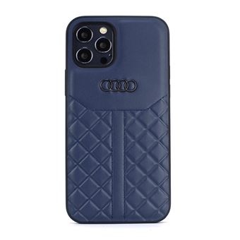 Capa Audi Série Q8 para iPhone 12 Mini | Azul | Couro Genuíno - 1