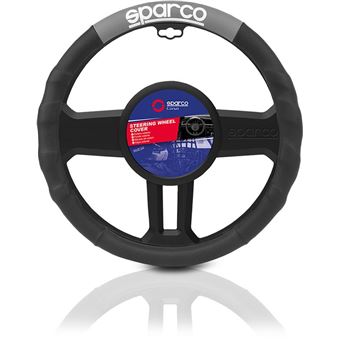 Cobertura de Volante Sparco Corsa - Preto/ Cinza - 1