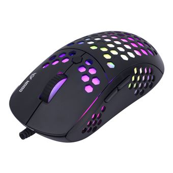 Rato Gaming com Fios 4Gaming KOOD RGB | 12400 DPI | Preto - 1