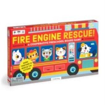 Fire Engine Rescue Cooperative Board Game by Mudpuppy - 1