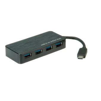 Hub de Interface ROLINE USB 3.0 Hub, 4 Ports, with Power Supply - 1