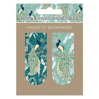 Marcador de Livros Magnético Tipo Clip Pavão Pictura 22498 | 2 Unidades - 1