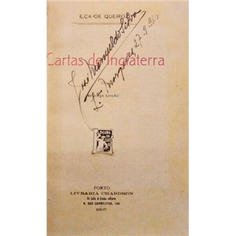 Cartas de inglaterra. - 1