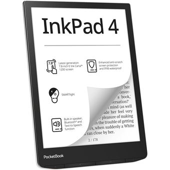 Leitor E-book PocketBook InkPad 4 | Prateado - 1