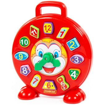 Classificador de Formas Polesie Relógio de Palhaço - 1