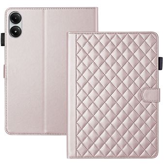 Capa FLOODKING para Xiaomi Redmi Pad Pro 12.1 2024 | Tipo Livro | Acolchoada com Suporte | Fecho Magnético | Rosa - 1