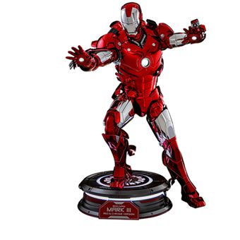 Figura Hot Toys MMS744D64 - Marvel Comics - Iron Man - Iron Man Mark III Red & Chrome Version - 1