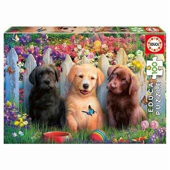 Puzzle Educa Cachorros | 100 Peças - 1