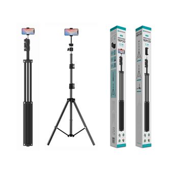 Tripé Extensível Novoteck Z-075 | Ajustável até 2,1m | Universal | Portátil e Estável - 1