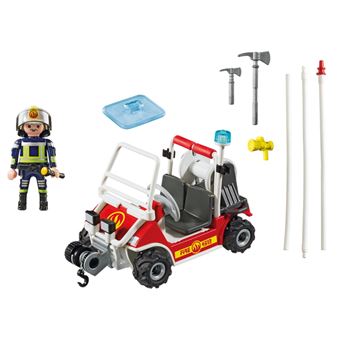 Conjunto de brinquedos Playmobil City Action Fire Quad - 1