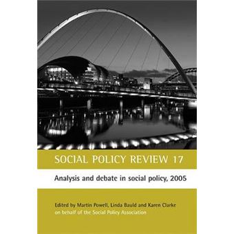 Analysis and Debate in Social Policy - Hardback - 2005 - 1
