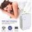 Mini Desumidificador de Ar Elétrico HOMCOM 1300ml Portátil 400ml/24h_2