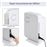 Mini Desumidificador de Ar Elétrico HOMCOM 1300ml Portátil 400ml/24h_3