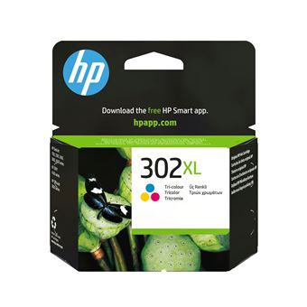 Tinteiro HP Tinteiro original 302XL Tricolor de elevado rendimento - 1