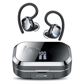 Auriculares CHRONUS | Bluetooth 5.3 | sem fio | microfone | bateria 120 horas | Preto - 1