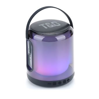 Coluna Bluetooth KLACK® TG376 RGB - Conexão Estável, Luz LED de 360 Graus, Reprodução TWS e Tamanho Compacto - 1