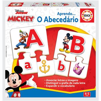 Puzzle Educa O Abecedário Mickey | 78 Peças - 1