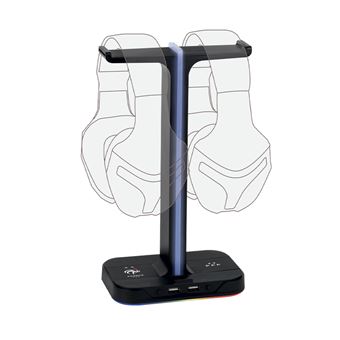 Suporte para Auscultadores Konix FFF | Preto - 1