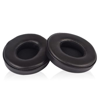 Almofadas para Auscultadores V-REEL para Beats Solo 2 Wired | Preto | Couro de Ovelha - 1