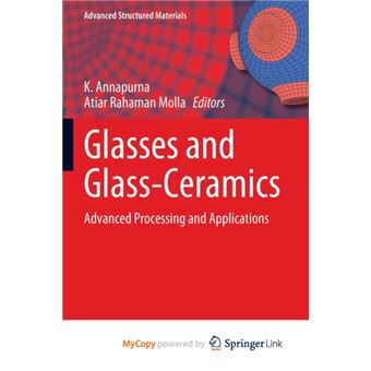 Glasses And Glassceramics By Springer Nature B.V - 1