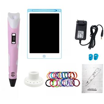 Caneta de Impressão 3D CO-Phénix | 100M de filamento PLA | Tábua de escrever | Rosa - 1