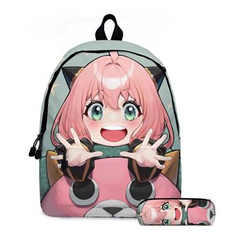 Mochila Escolar Infantil DreamWorks | Spy x Family | 2 Peças | Multicolorido 1310 - 1