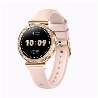 Smartwatch CHRONUS I109 | 1,27 " | Bluetooth | Monitor de Saúde | IP68 À Prova D 'Água | Rosa Ouro - 1