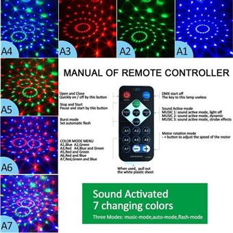 Bola de Cristal Mini Co-phénix, Lâmpada LED com Controlo