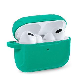 Bolsa para Apple Airpods Pro em silicone macio (Verde) - 1