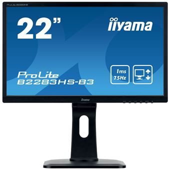 Monitor iiyama B2283HS-B3 | LED | FHD | 1 ms | 21.5
