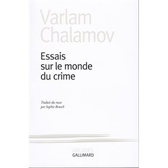 Essais Sur Le Monde Du Crime - 1