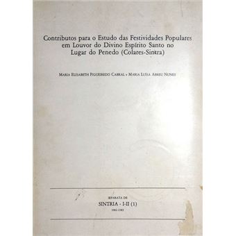 Contributos para o estudo das festividades populares - 1