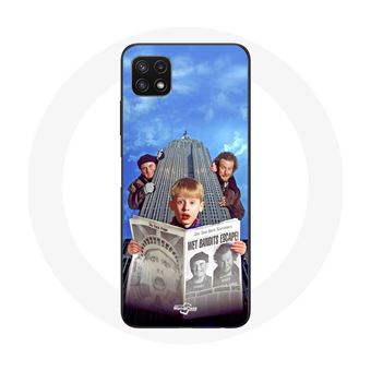 Capa Maniacase para Samsung Galaxy A22 5G Home Alone Mãe Eu Perdi O Avião de Novo - 1