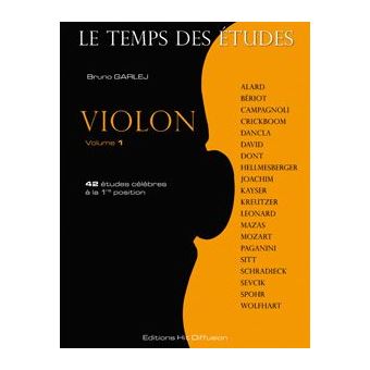 Le Temps Des Etudes Violon T.1 - 1