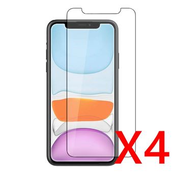 Kit Yiou para iPhone 11 | 4 Películas de Proteção Ecrã Vidro Temperado - 1