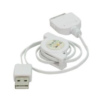 Waytex USB/30-pin cabo para telemóvel Branco USB A Apple 30-pin 0,8 m - 1