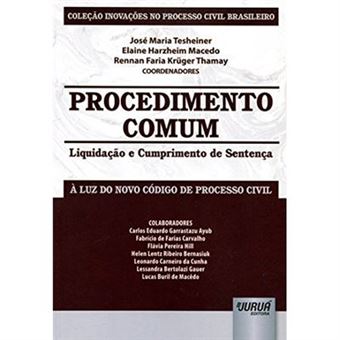Procedimento Comum. Liquidação E Cumprimento De Sentença À Luz Do Novo Código De Processo Civil - 1