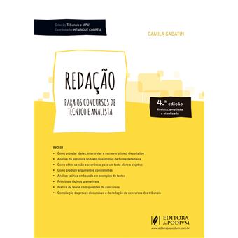 Redação Para os Concursos de Técnico e Analista - 1