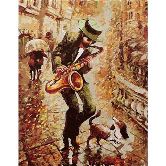 Quadro de Pintar ProTsvetnoy por Diamantes Blues de Outono | Tela 40 x 50 cm - 1