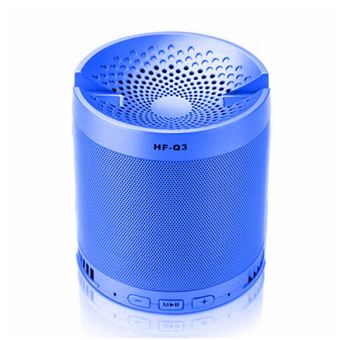 Coluna Wireless Portátil Skyhe V-5058 com Suporte para Telemóvel - Azul - 1