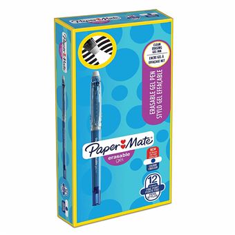 Papermate Erasable Gel Caneta de gel Azul Médio 12 peça(s) - 1