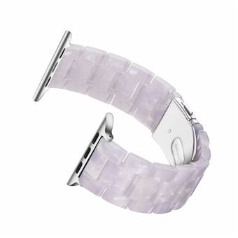 Bracelete de Aço Inoxidável HSMY e Resina para Apple Watch Series 6/ SE/ 5/ 4 | 40 mm - Branco1 - 1